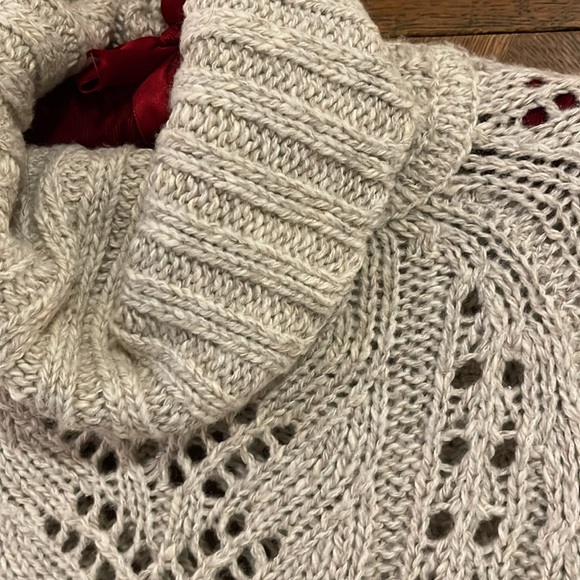 Sleeping on Snow long turtleneckck sweater linen cotton - Picture 1 of 6